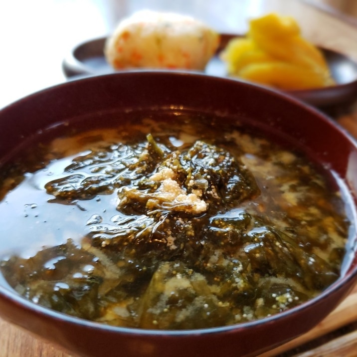 独居自炊 生のり 生タラコ 冬の味噌汁 レシピ 作り方 By ブッ子 楽天レシピ